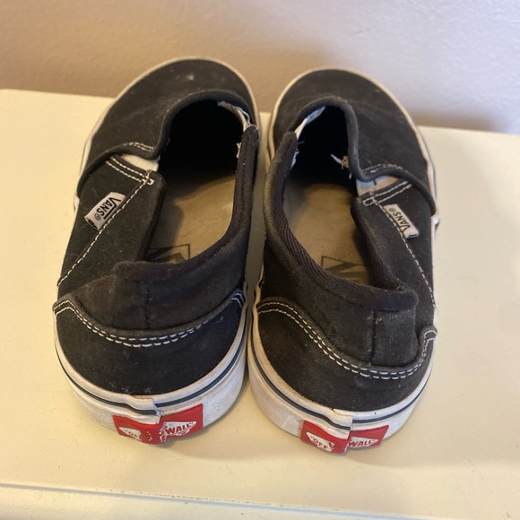 Womens vans black canvas slip in size 6 fair - Picture 4 of 6